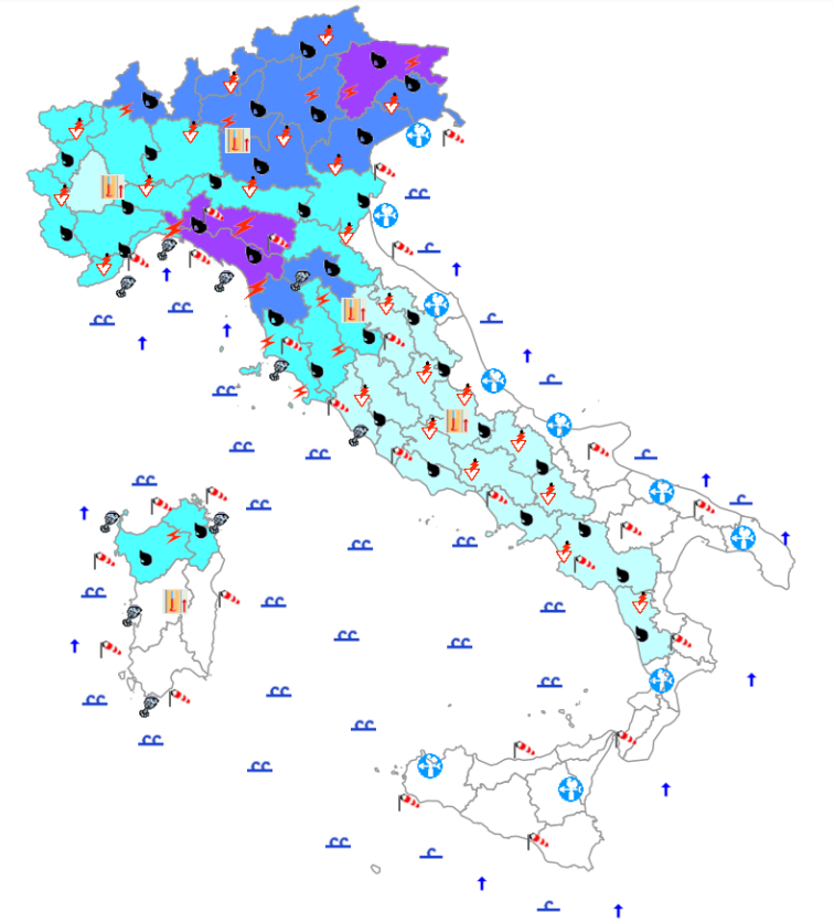 bollettino meteo protezione civile 2 novembre