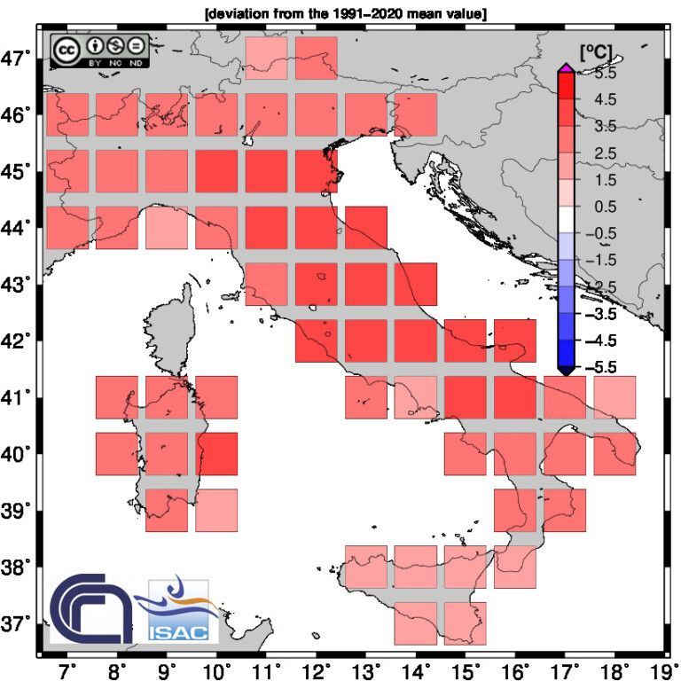 caldo record ottobre 2023 italia