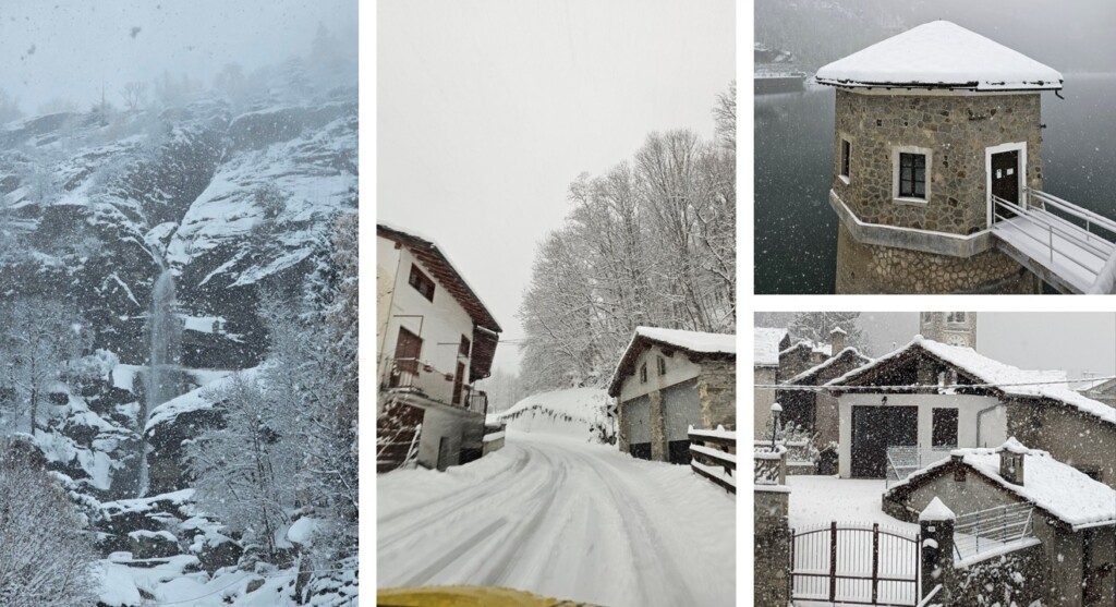cascata di noasca neve piemonte torino