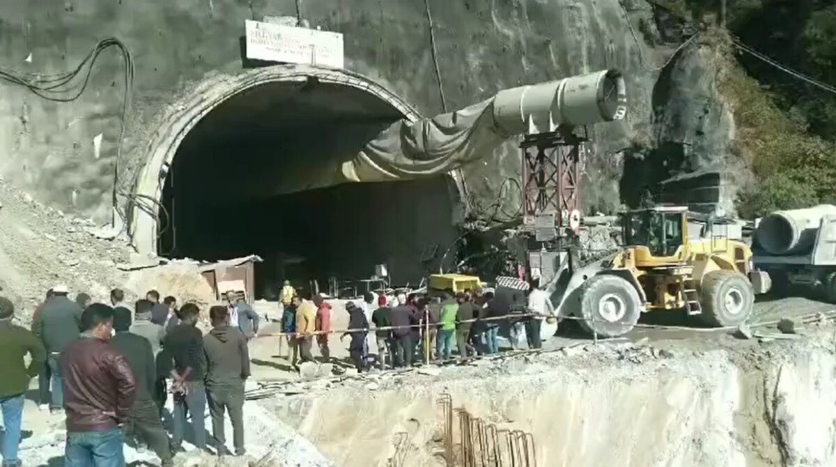 crollo tunnel india Uttarakhand