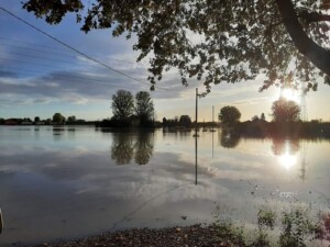 fiume secchia maltempo