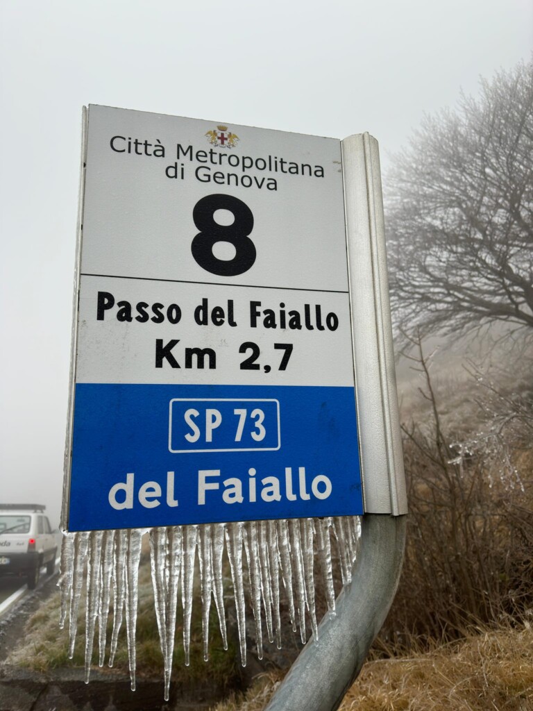 gelicidio liguria passo del faiallo genova