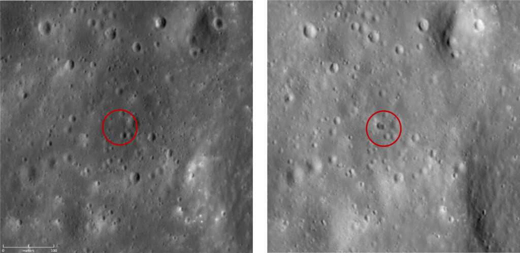 impatto razzo cinese luna