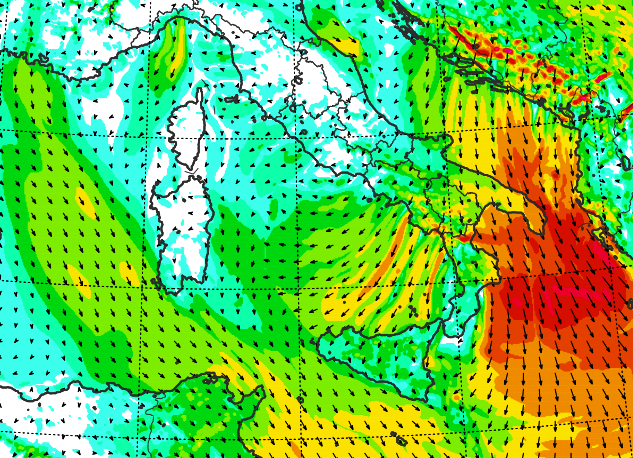 maltempo forte vento sud italia 28 novembre 2023