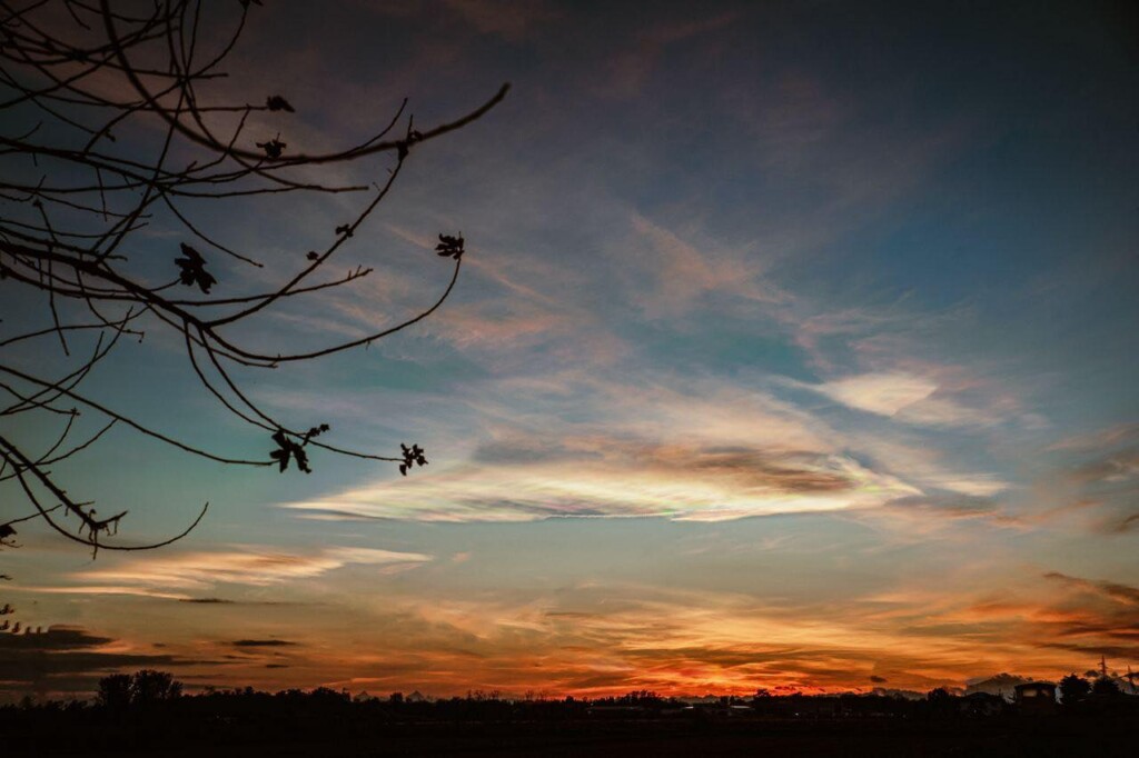 nube iridescente piemonte