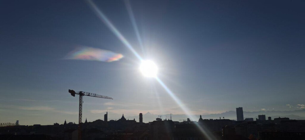 nube iridescente piemonte