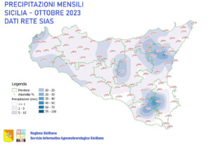 piogge sicilia ottobre 2023