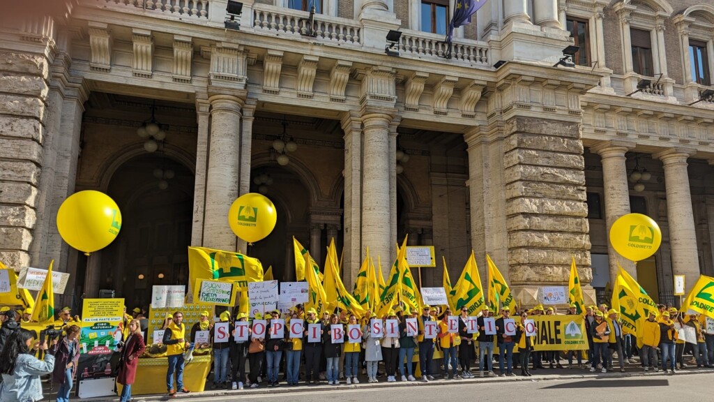 protesta cibo sintetico