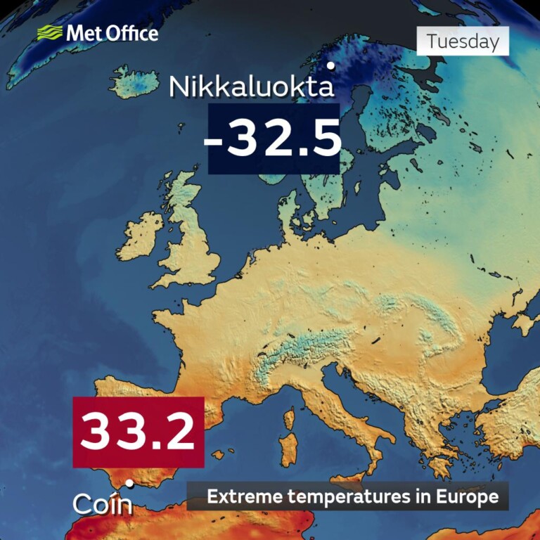 temperature europa 14 novembre 2023