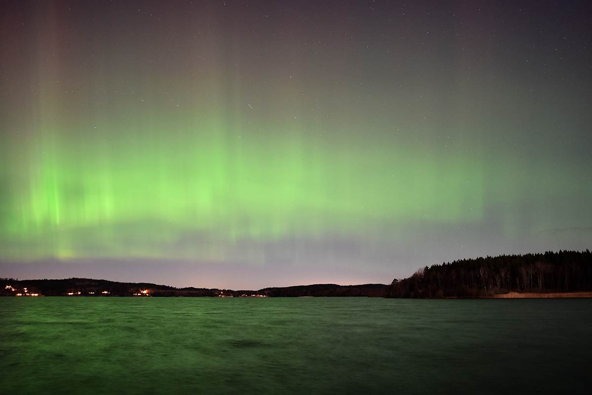 tempesta geomagnetica aurore svezia