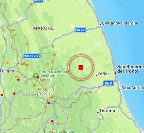 terremoto montelparo marche