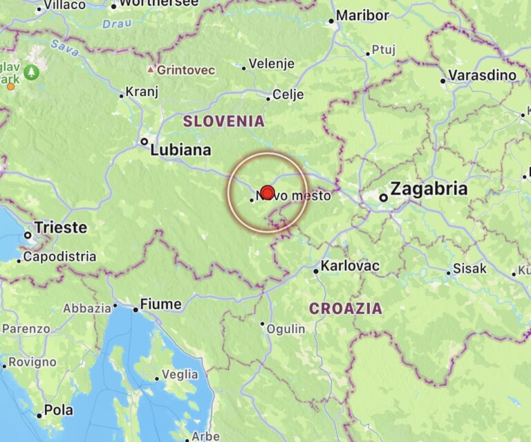 terremoto slovenia croazia