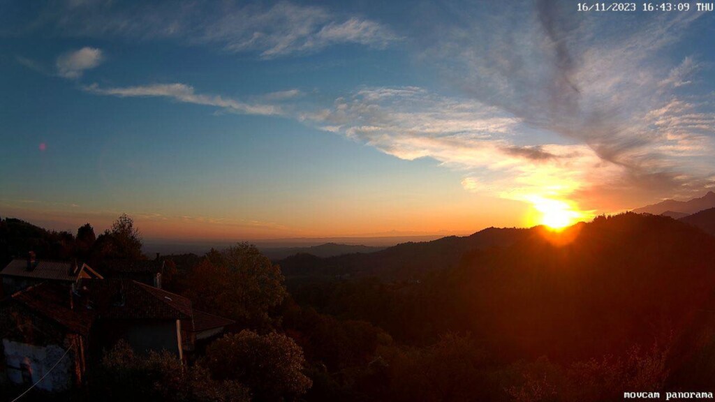 tramonto piemonte