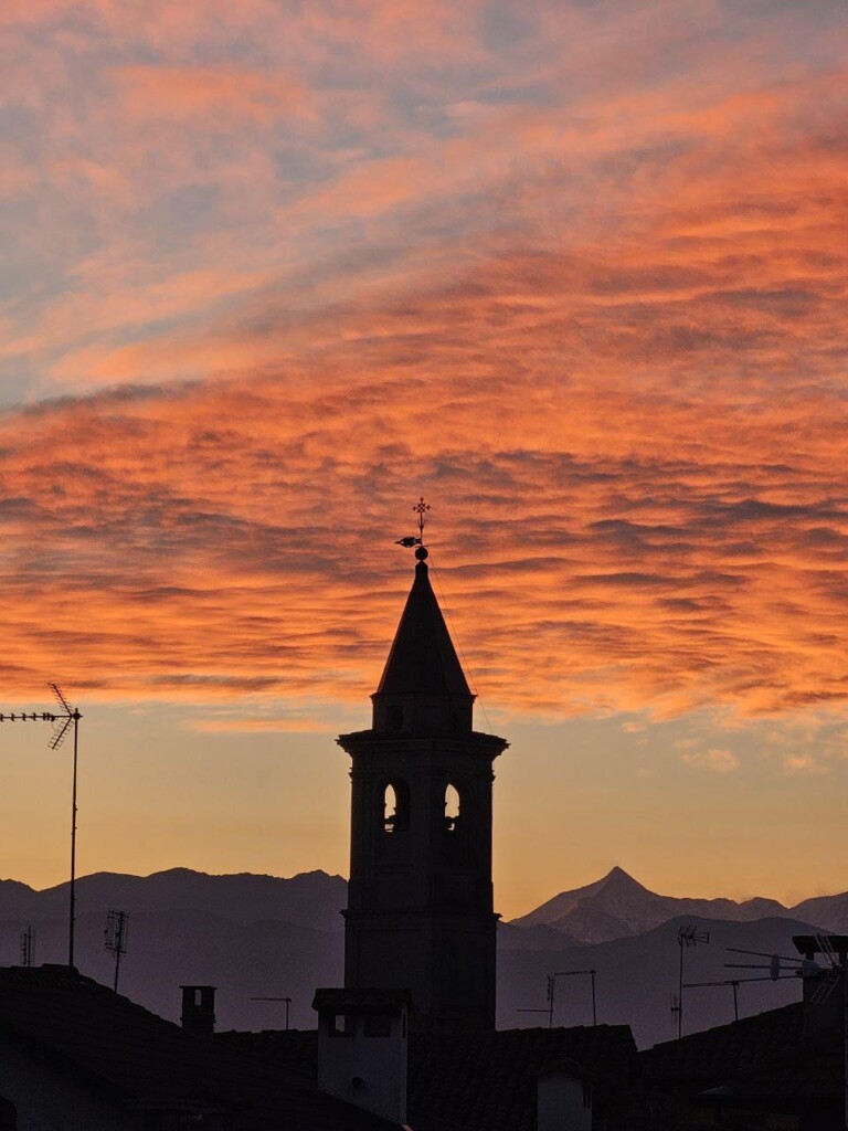 tramonto piemonte