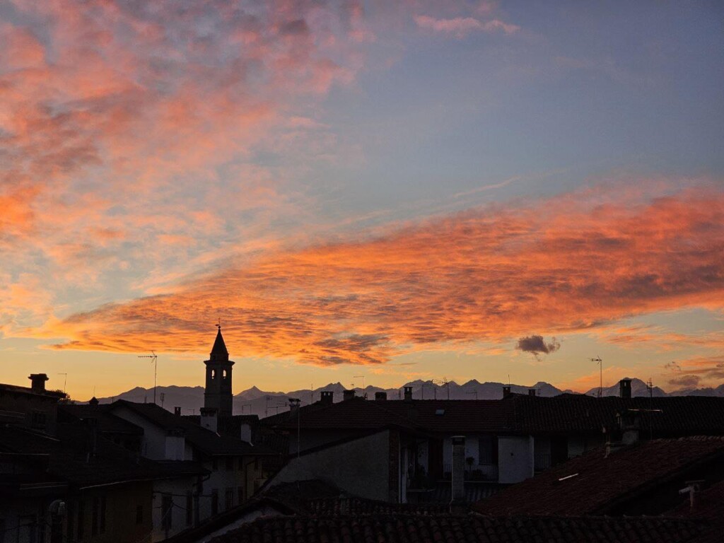 tramonto piemonte