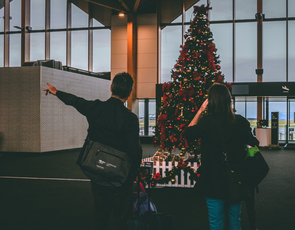 aeroporto viaggiare natale