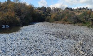 fiume Alcantara secco