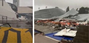 argentina crollo tetto tempesta Bahia Blanca