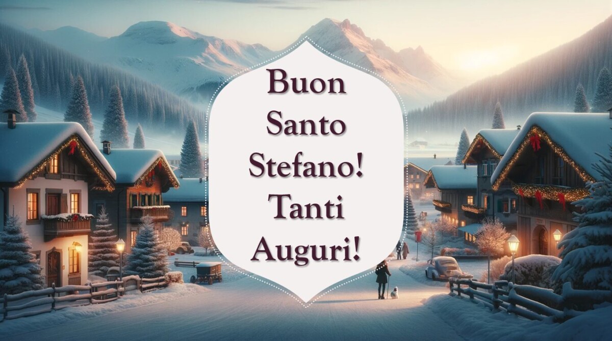 buon santo stefano 26 dicembre