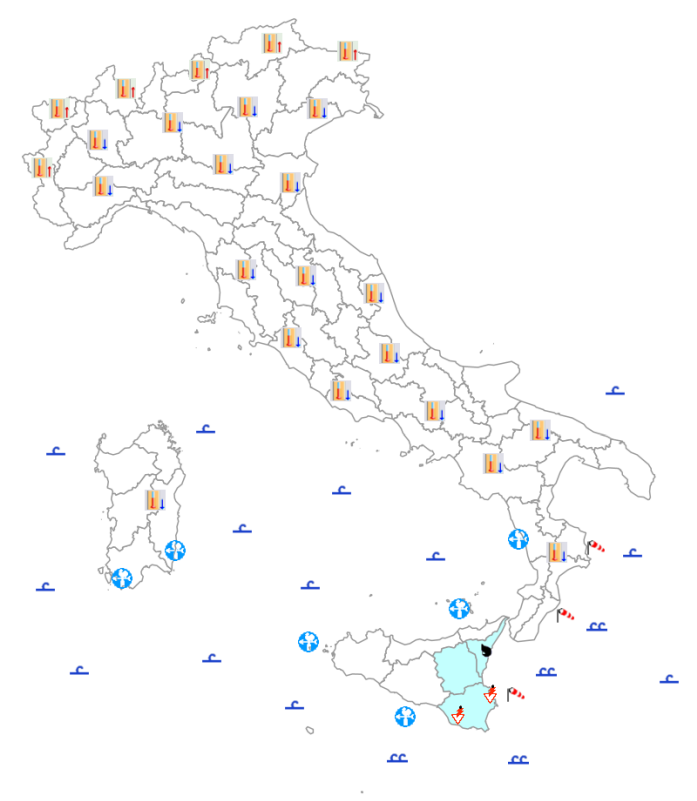 bollettino meteo protezione civile 17 dicembre