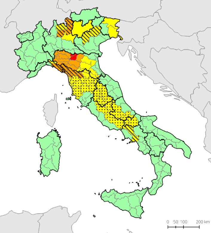 bollettino meteo protezione civile 2 dicembre