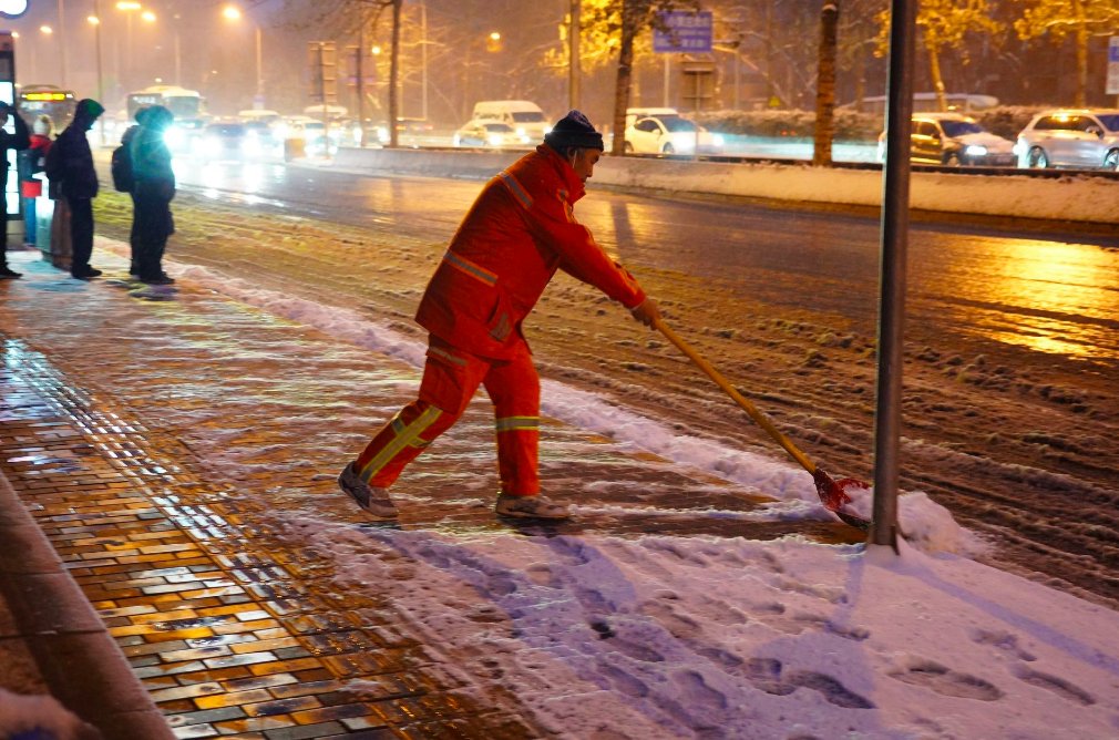 cina prima neve pechino