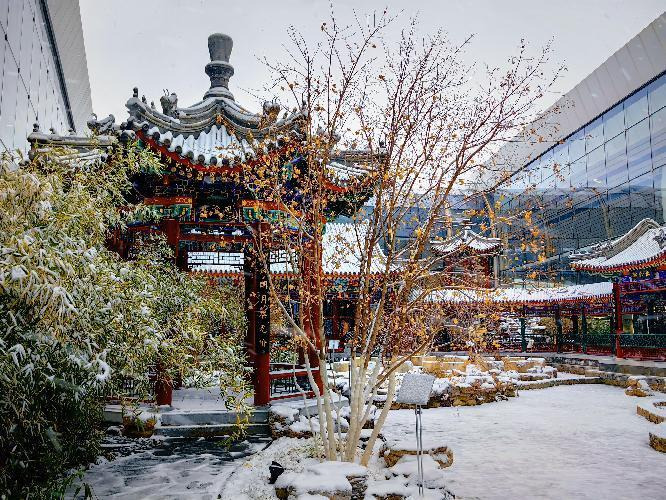 cina prima neve pechino