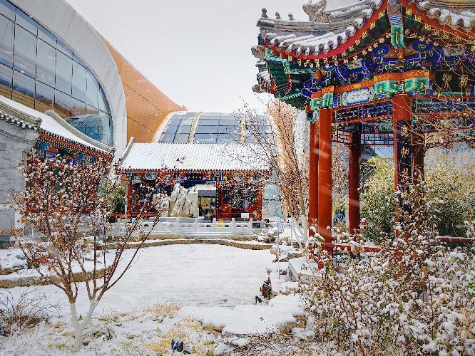 cina prima neve pechino