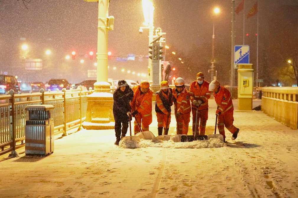 cina prima neve pechino
