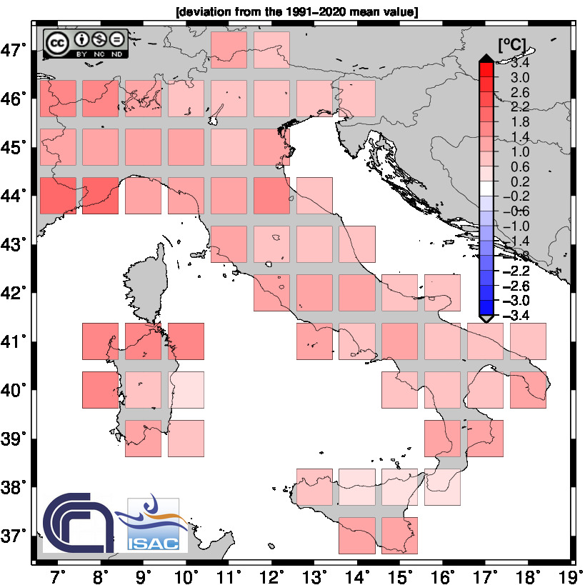clima anomalie autunno 2023 italia