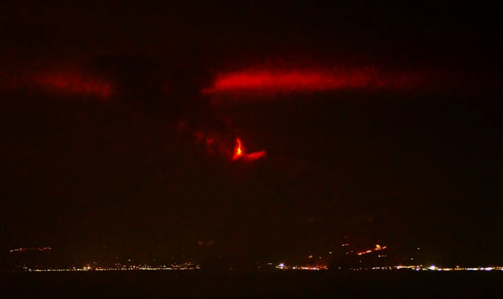 eruzione etna 1 dicembre 2023