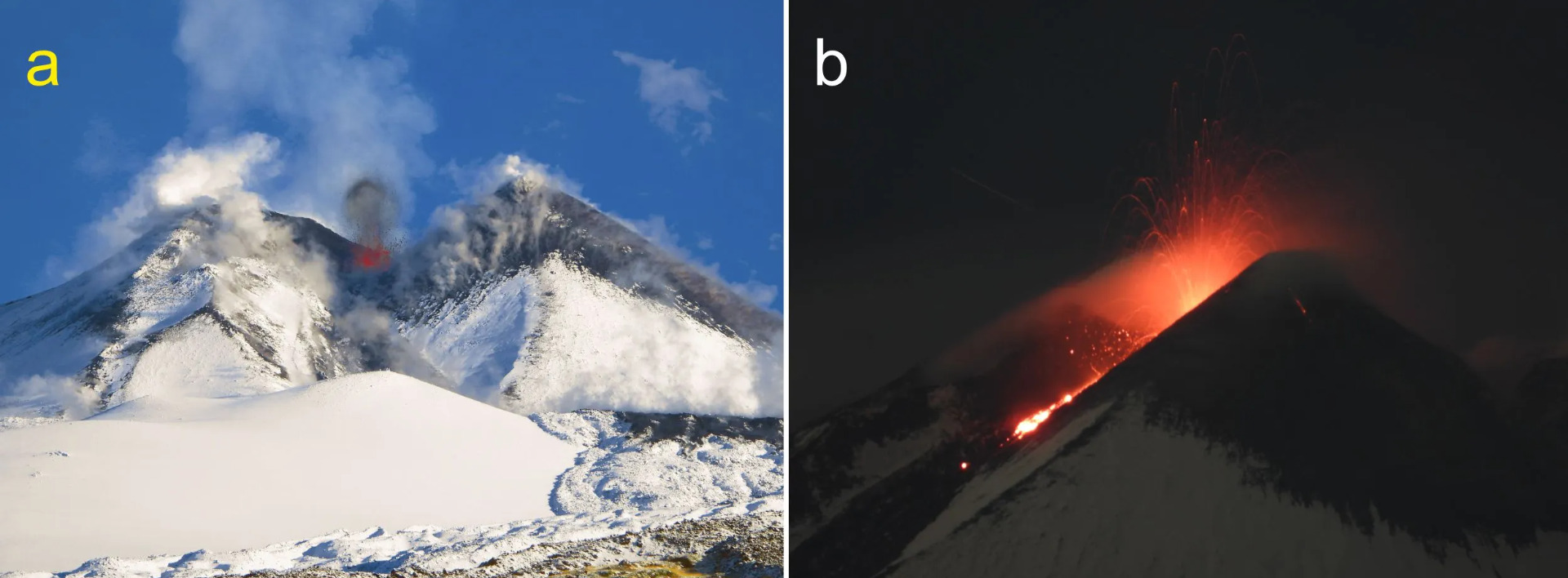 eruzione etna 24-25 novembre 2023