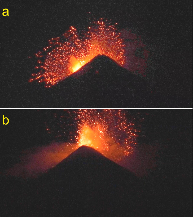 eruzione etna 29-30 novembre 2023