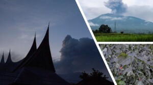 eruzione vulcano marapi indonesia