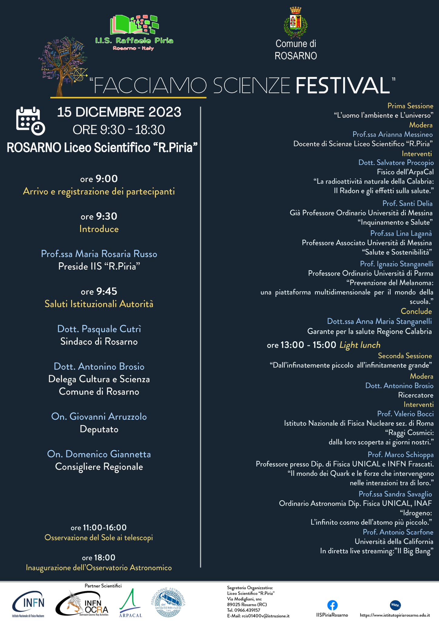 facciamo scienza festival