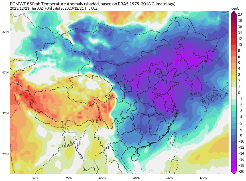freddo cina 21 dicembre 2023