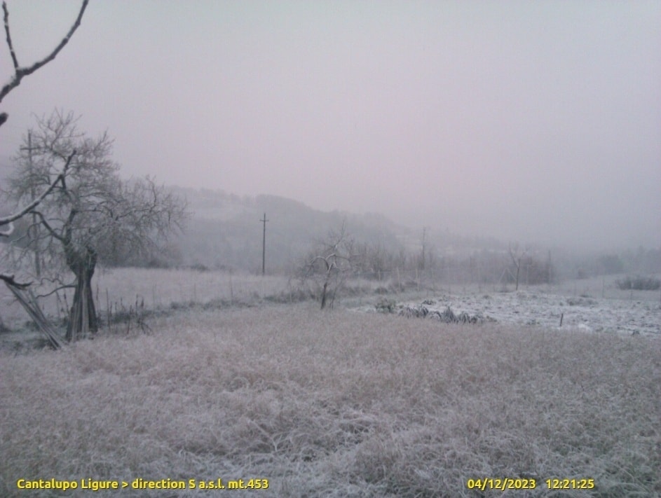 neve cantalupo ligure piemonte
