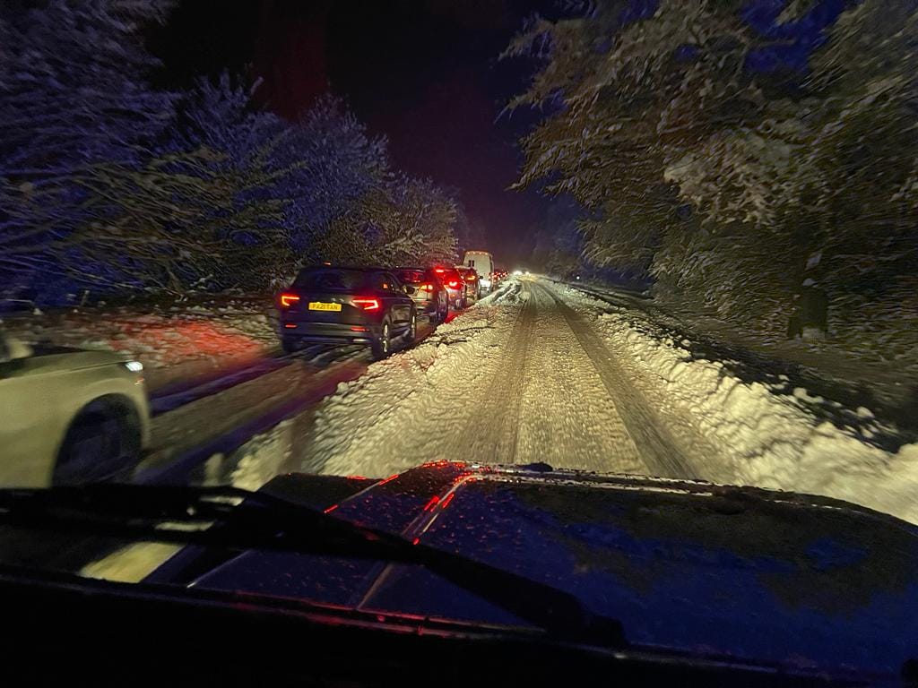 neve cumbria inghilterra
