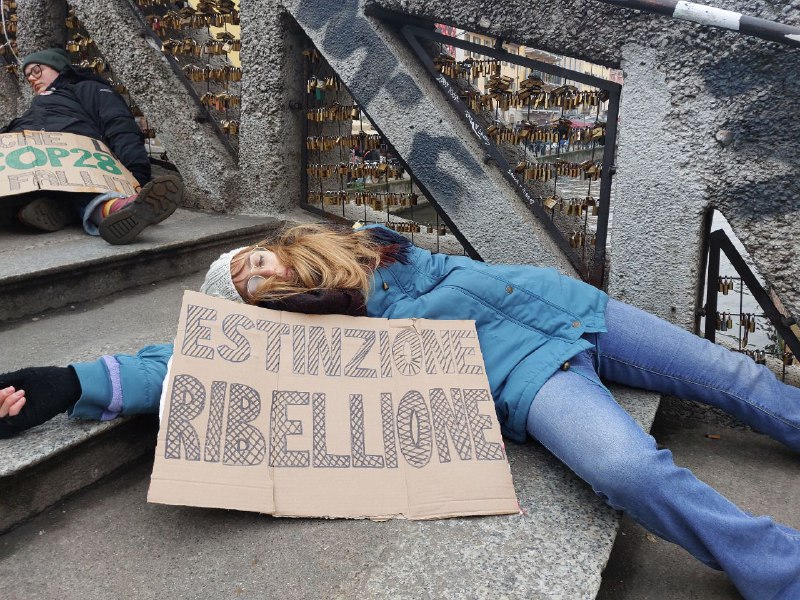 protesta extinction rebellion milano