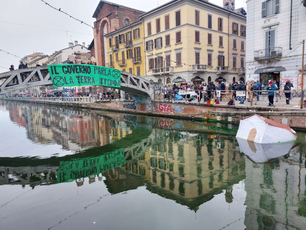 protesta extinction rebellion milano