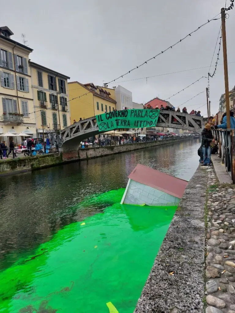 protesta extinction rebellion milano