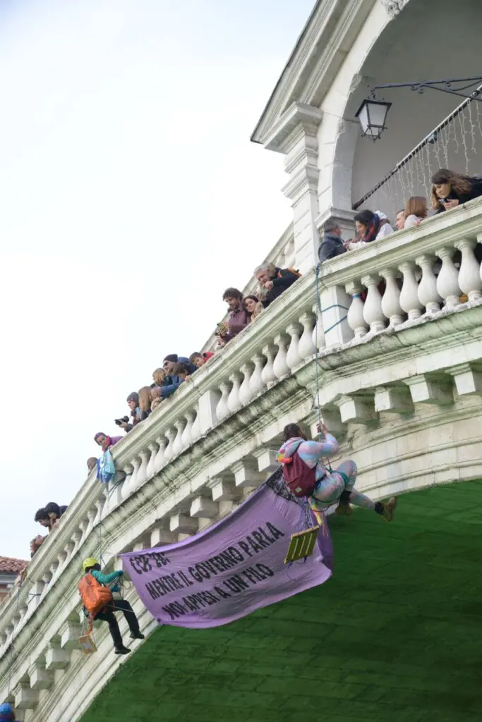 protesta extinction rebellion venezia