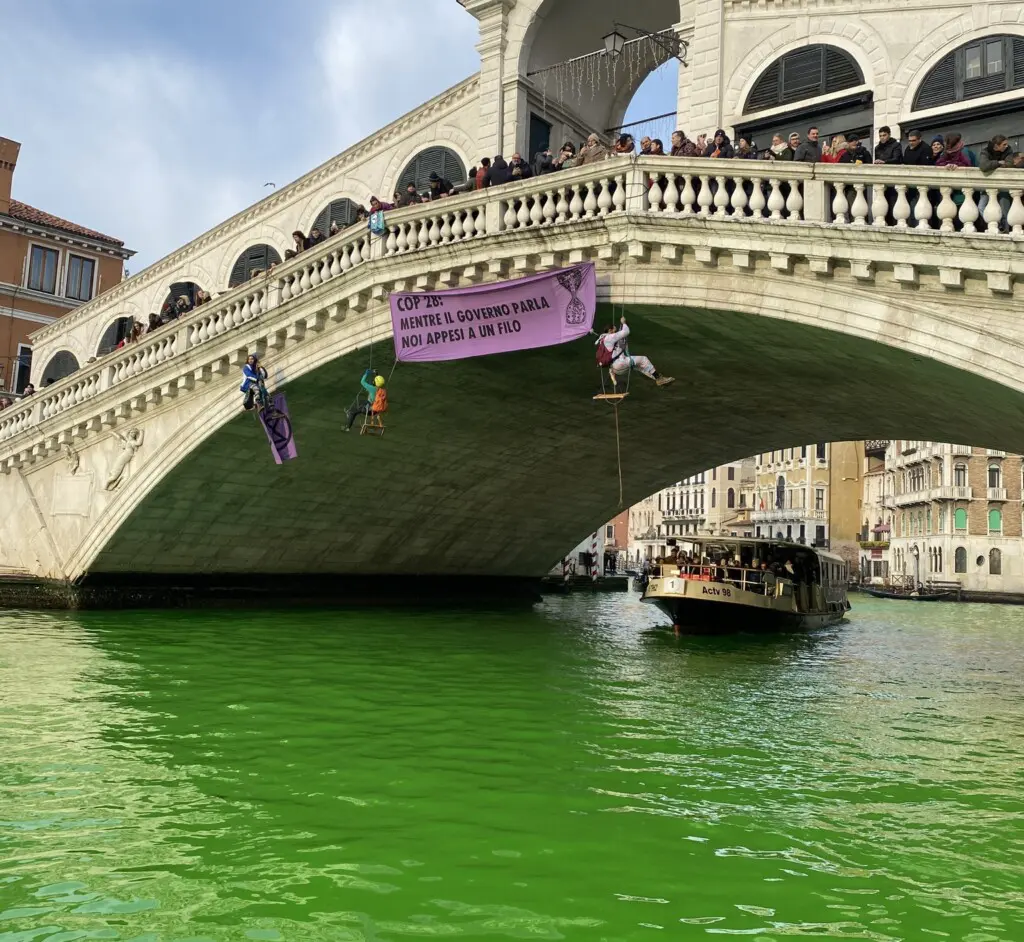 protesta extinction rebellion venezia