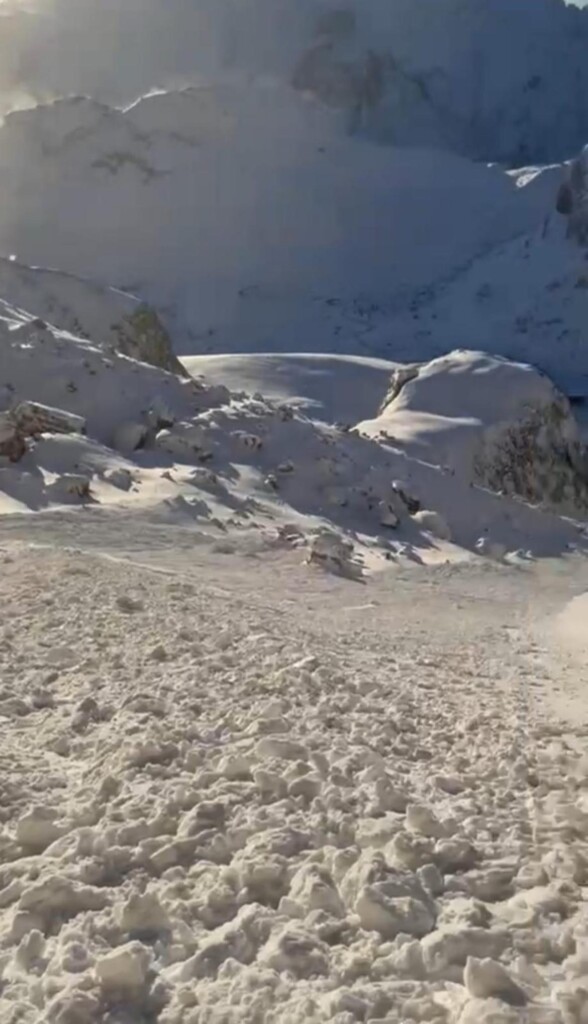 valanga forcella pordoi