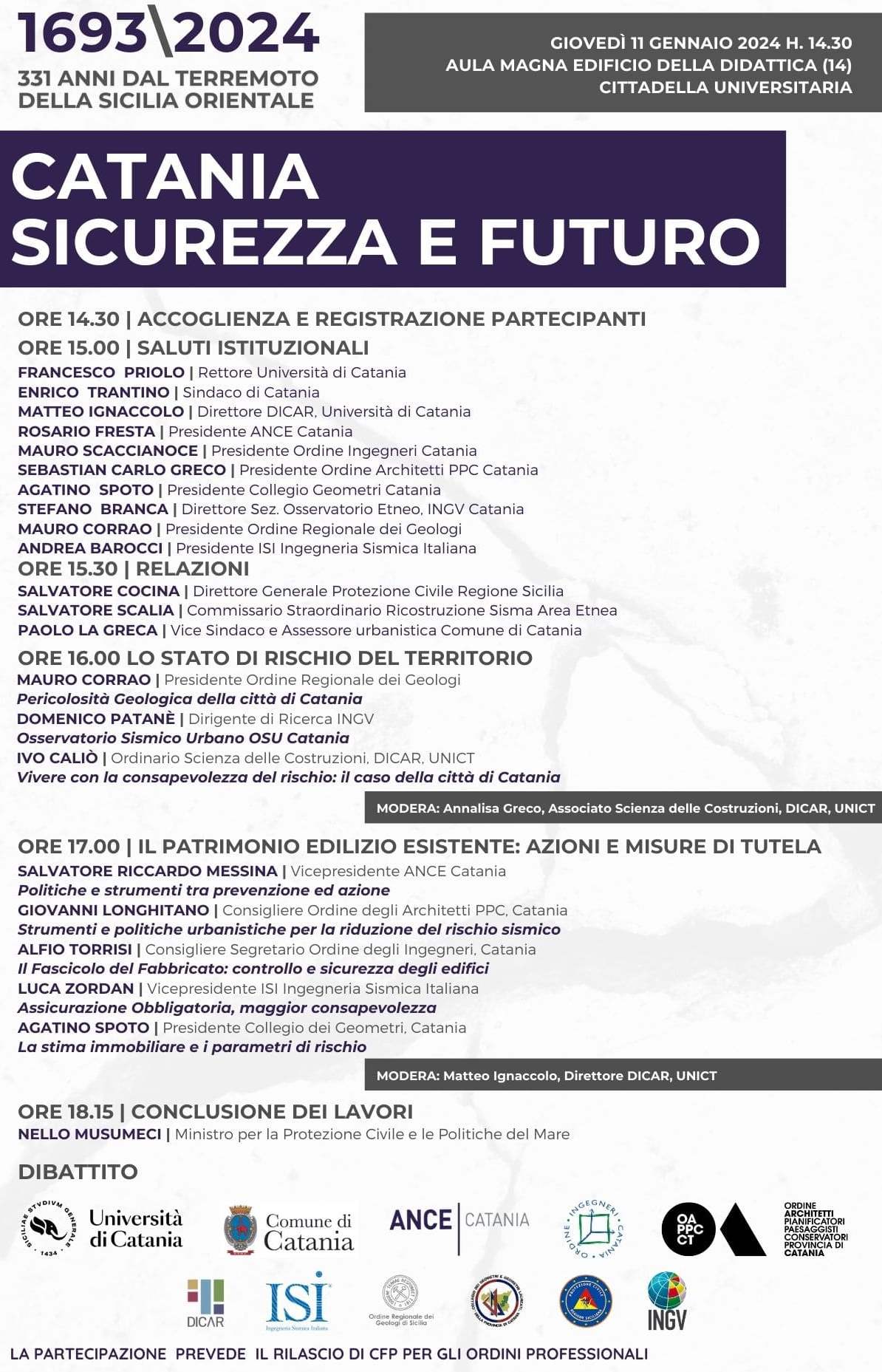 Catania sicurezza e futuro