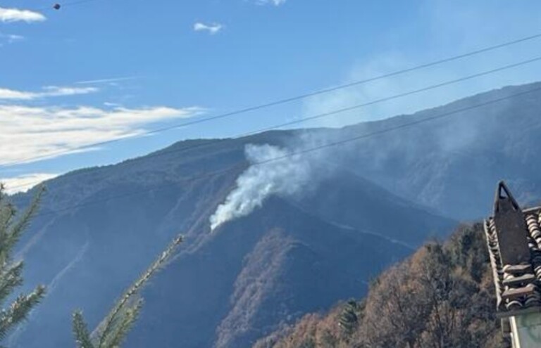 Incendio boschivo San Giovanni in Fiore