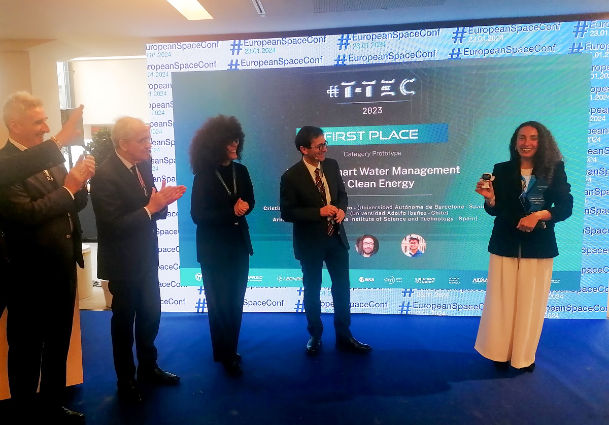Primo premio #T-TeC leonardo telespazio Open Innovation