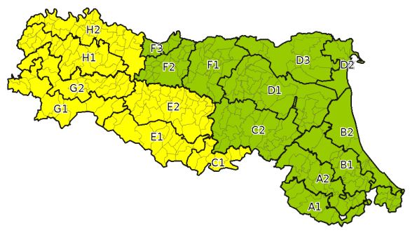 allerta meteo emilia romagna 5 gennaio