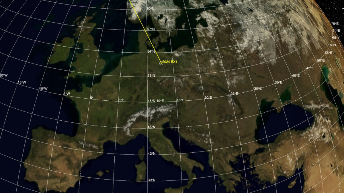 asteroide colpisce colpito schianto impatto terra germania berlino
