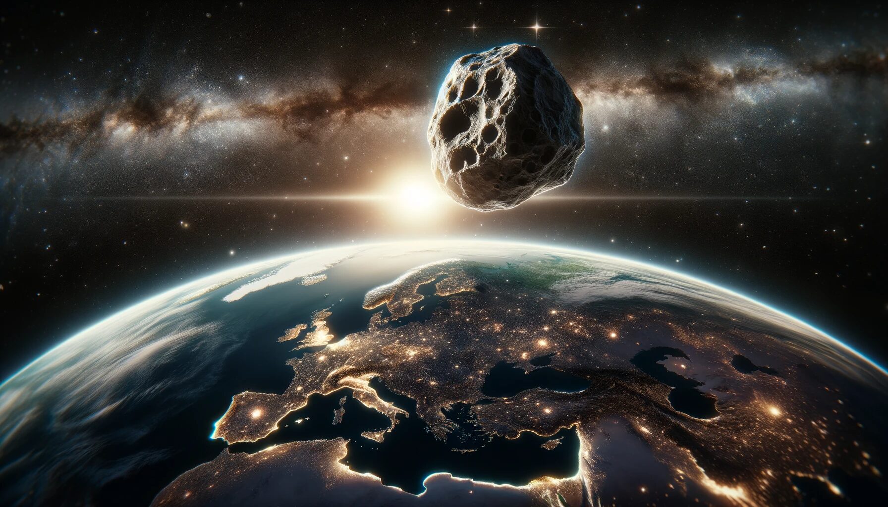 An asteroid the size of the Giza Pyramid will pass by Earth today